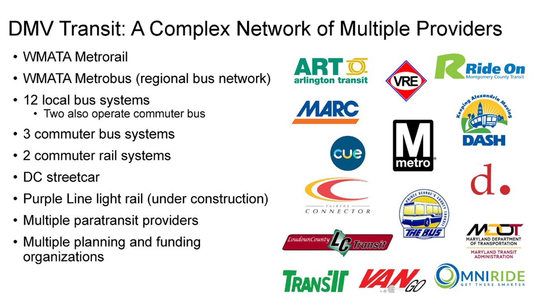 Regional transit network providers
