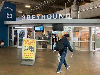 Greyhound at Union Station