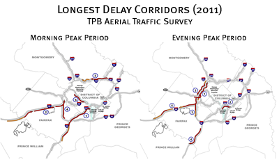 2011 Longest Delay Corridors