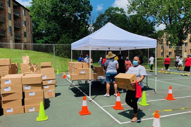White Oak Food Distribution Event