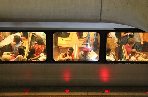 Metro Center Station by Elvert Barnes
