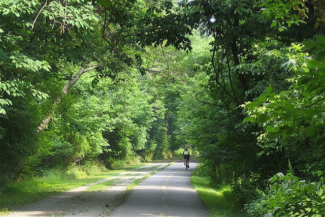 W & OD Trail near Leesburg, Virginia