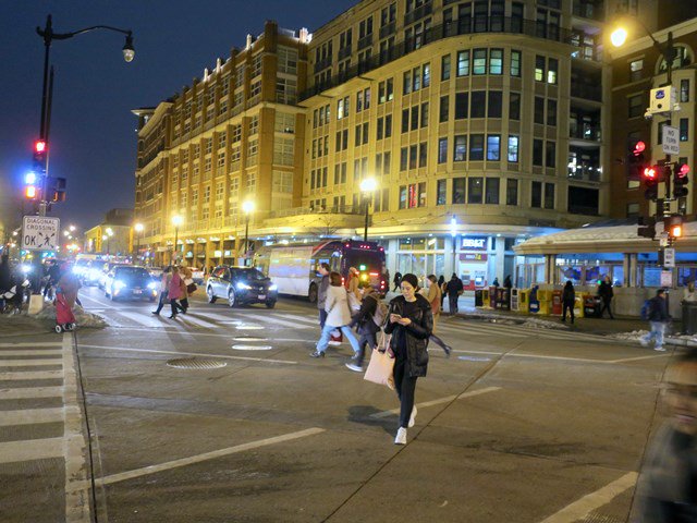 Crossing in Columbia Heights