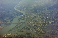 Aerial photo of Washington DC region