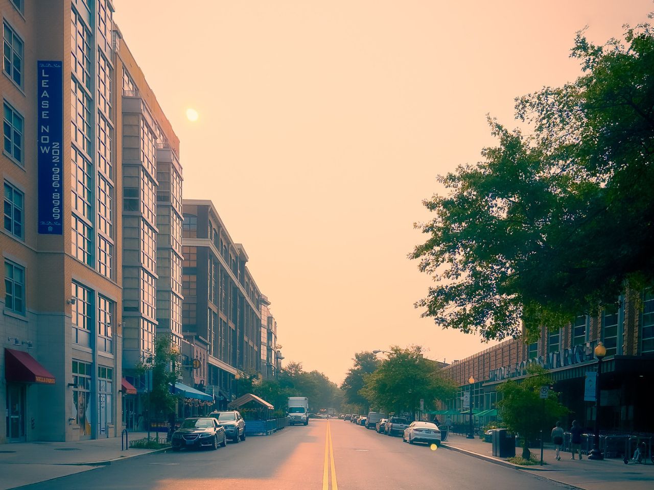 Smoky day in Washington DC