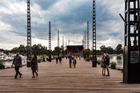 Image of people walking on the Wharf in Washington, DC