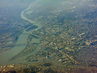Aerial photo of Washington DC region