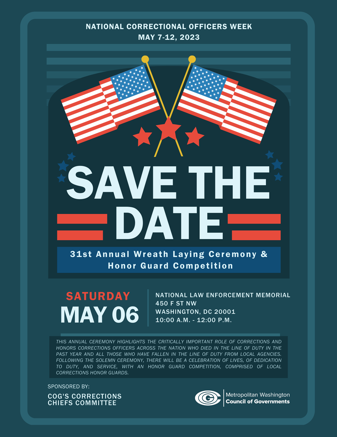2023WreathLayingCeremonySavetheDate