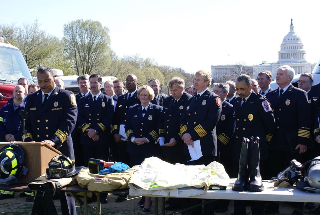2007 Firefighters Press Event