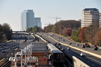 Metro between Wiehle and Reston Town Center 