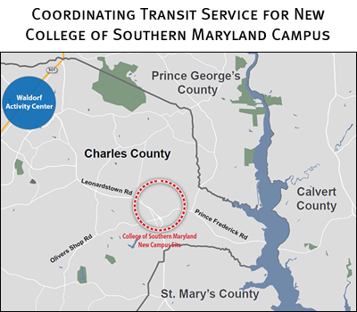 Coordinating Transit Service for New College of Southern Maryland Campus